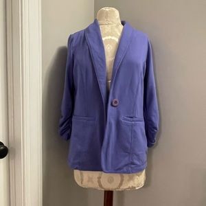 Susan Graver Cotton Blazer size XXS. Smoke free.